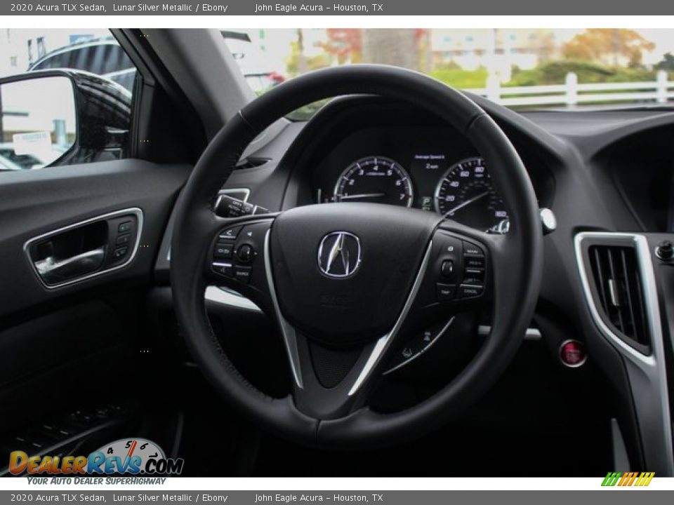 2020 Acura TLX Sedan Lunar Silver Metallic / Ebony Photo #30