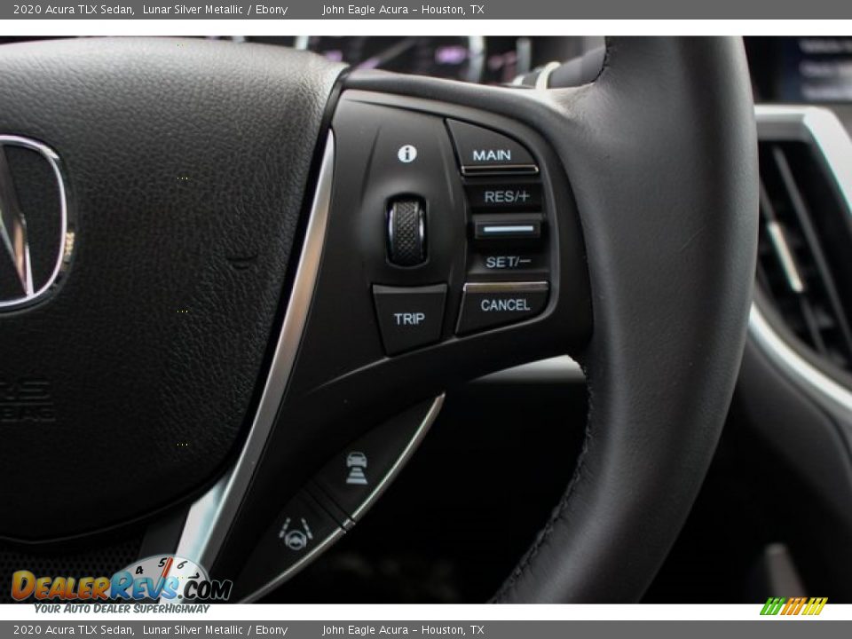 2020 Acura TLX Sedan Lunar Silver Metallic / Ebony Photo #33