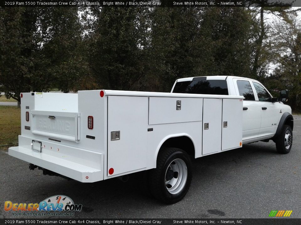 2019 Ram 5500 Tradesman Crew Cab 4x4 Chassis Bright White / Black/Diesel Gray Photo #6