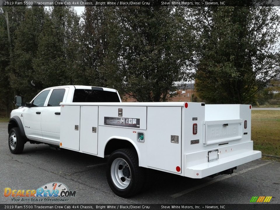 2019 Ram 5500 Tradesman Crew Cab 4x4 Chassis Bright White / Black/Diesel Gray Photo #8