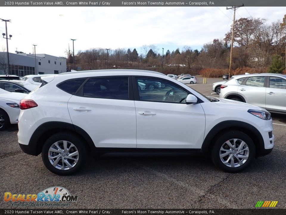 2020 Hyundai Tucson Value AWD Cream White Pearl / Gray Photo #1