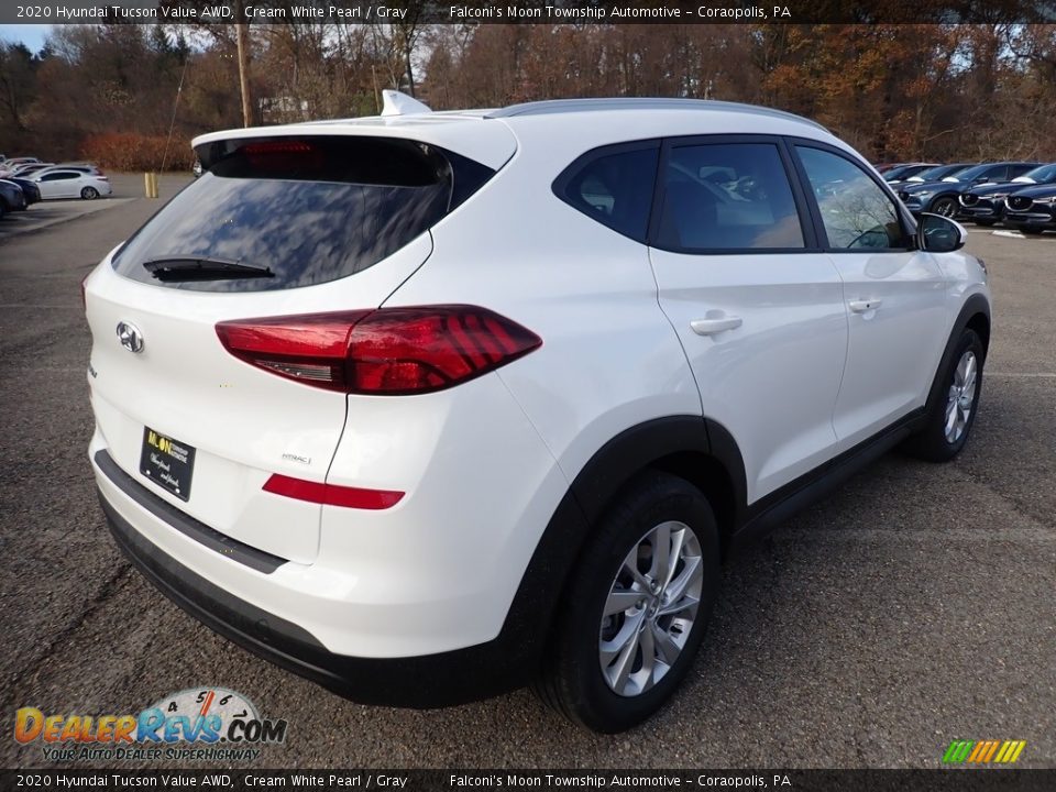 2020 Hyundai Tucson Value AWD Cream White Pearl / Gray Photo #2