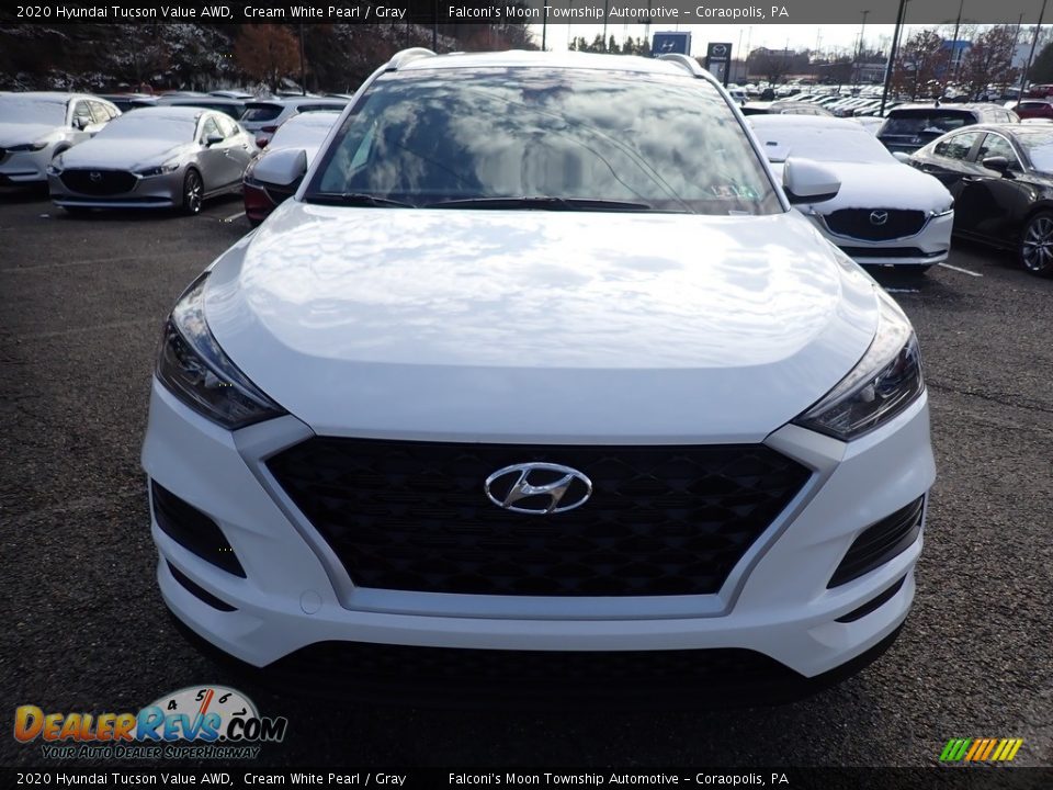 2020 Hyundai Tucson Value AWD Cream White Pearl / Gray Photo #4