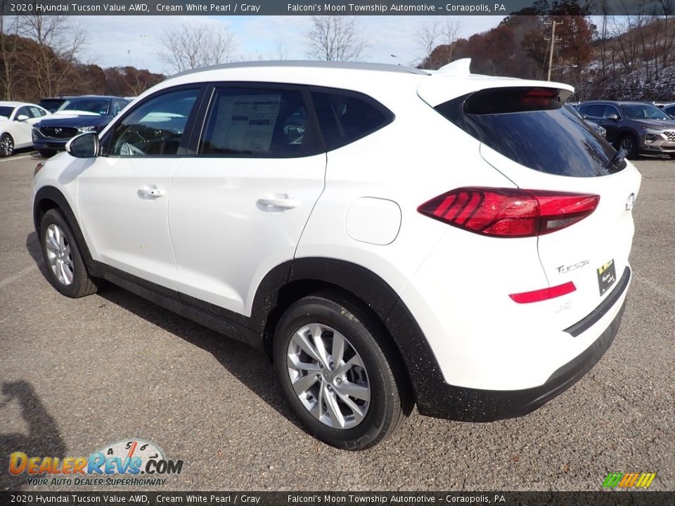 2020 Hyundai Tucson Value AWD Cream White Pearl / Gray Photo #6