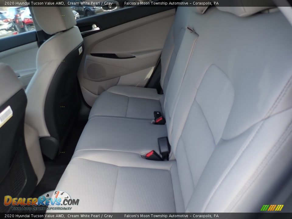 2020 Hyundai Tucson Value AWD Cream White Pearl / Gray Photo #8