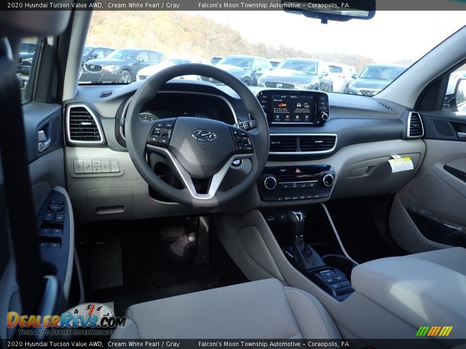 2020 Hyundai Tucson Value AWD Cream White Pearl / Gray Photo #9
