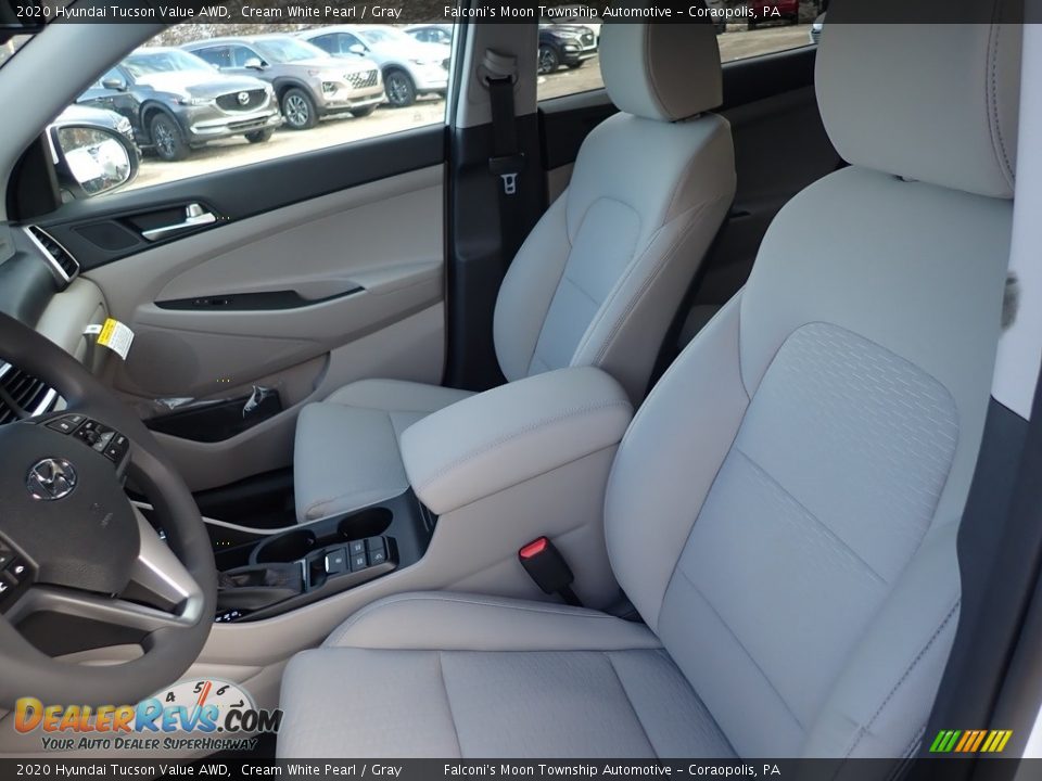 2020 Hyundai Tucson Value AWD Cream White Pearl / Gray Photo #11
