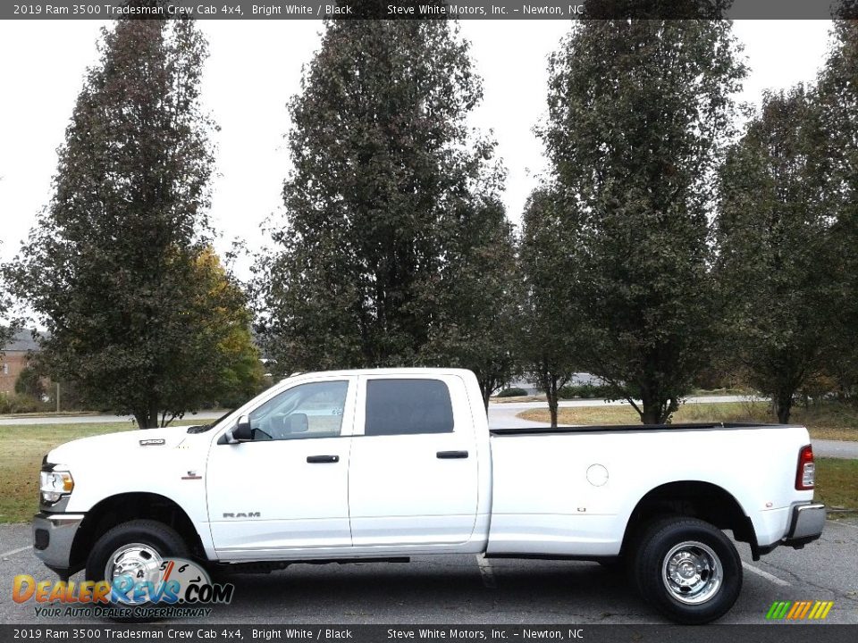 2019 Ram 3500 Tradesman Crew Cab 4x4 Bright White / Black Photo #1