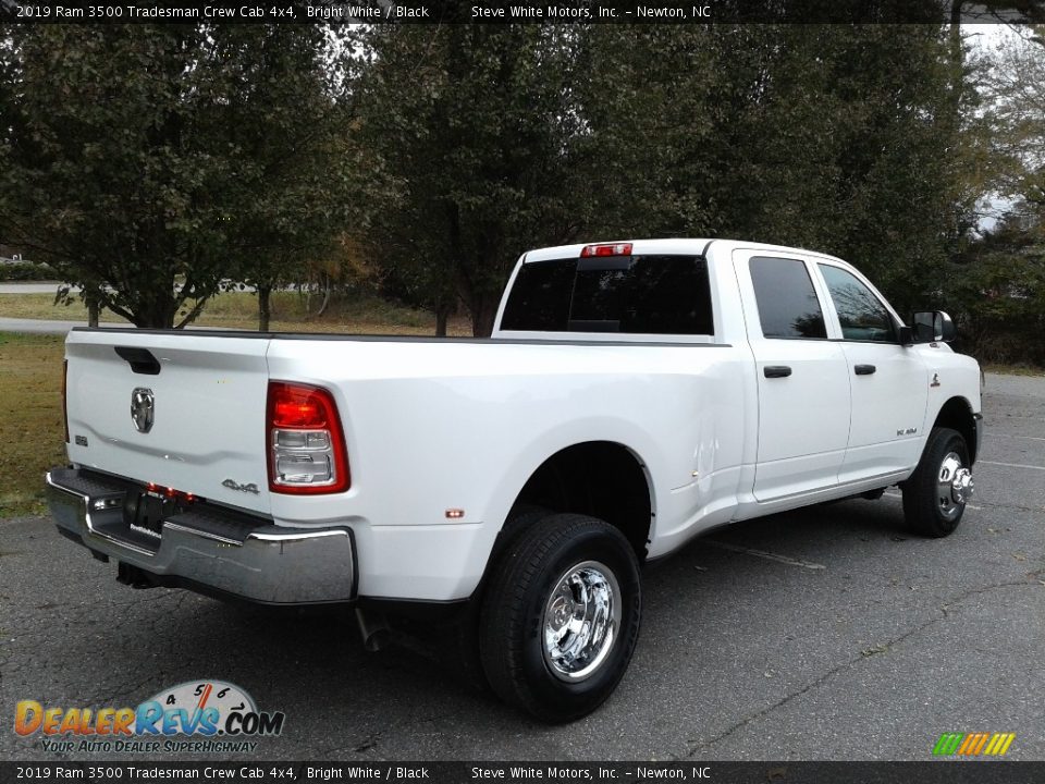 2019 Ram 3500 Tradesman Crew Cab 4x4 Bright White / Black Photo #6