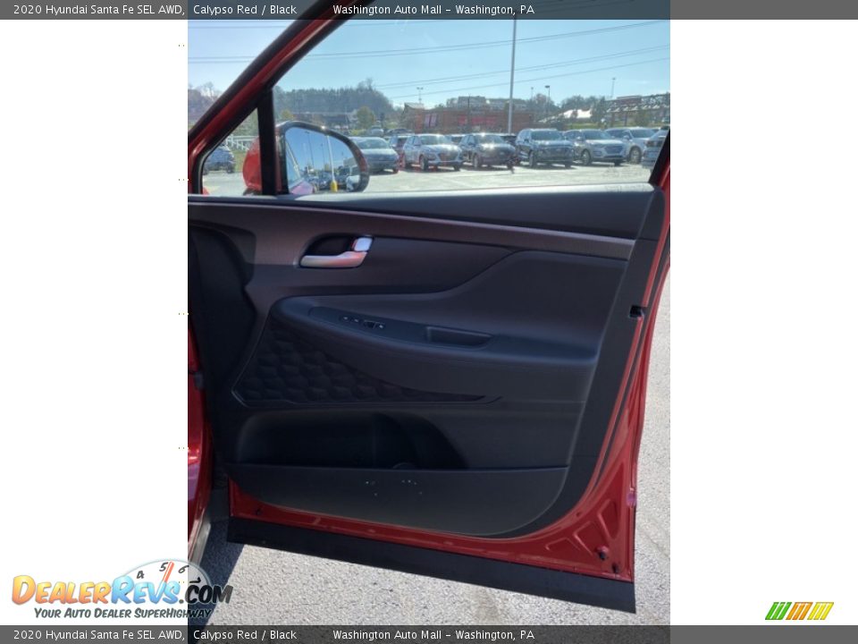 2020 Hyundai Santa Fe SEL AWD Calypso Red / Black Photo #27