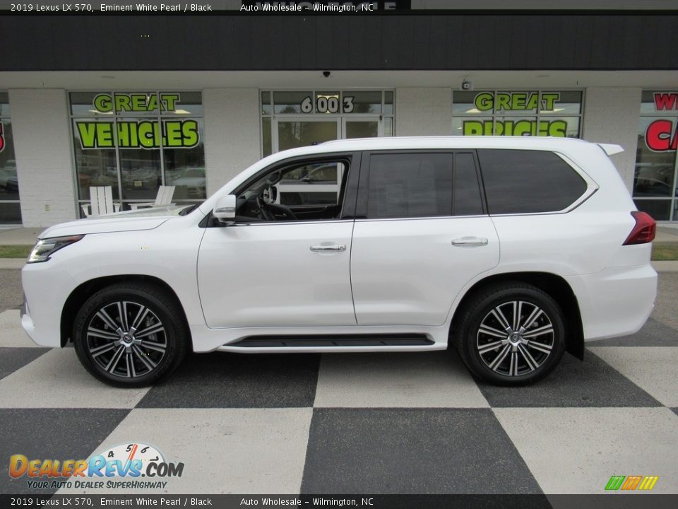 2019 Lexus LX 570 Eminent White Pearl / Black Photo #1
