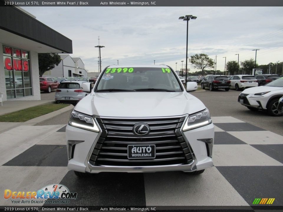 2019 Lexus LX 570 Eminent White Pearl / Black Photo #2