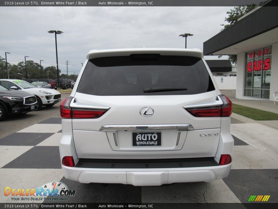 2019 Lexus LX 570 Eminent White Pearl / Black Photo #4