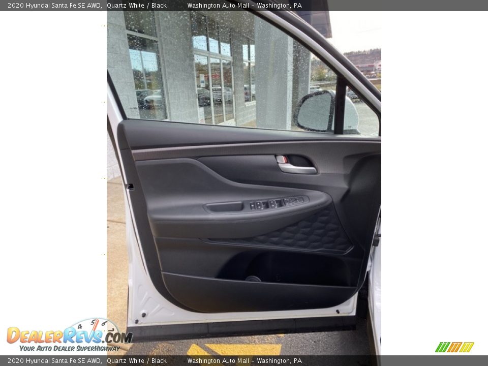 2020 Hyundai Santa Fe SE AWD Quartz White / Black Photo #11