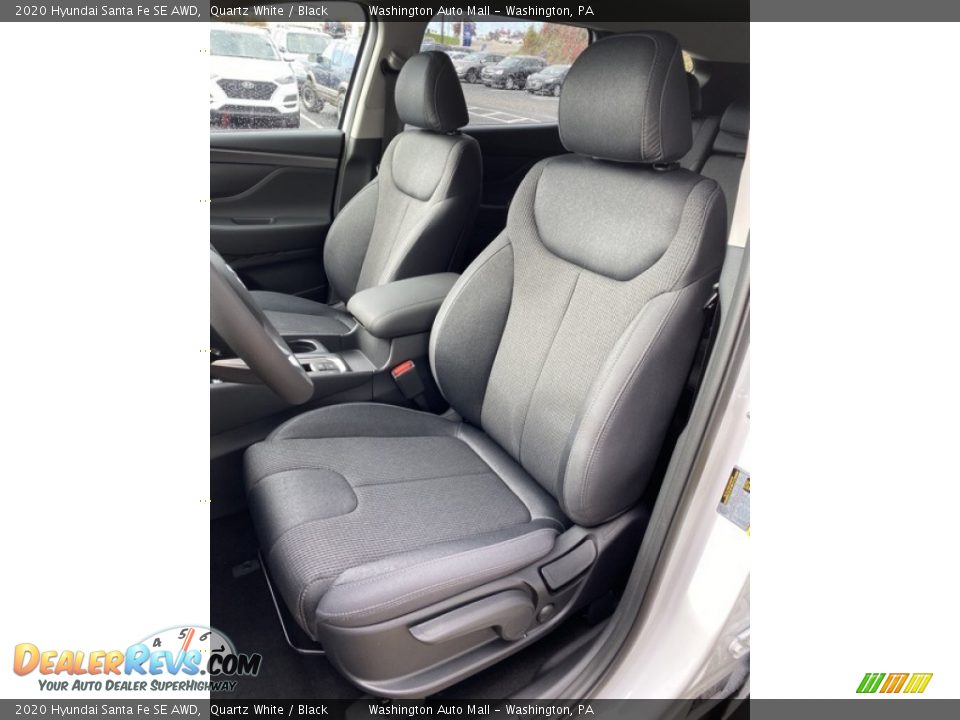 2020 Hyundai Santa Fe SE AWD Quartz White / Black Photo #15