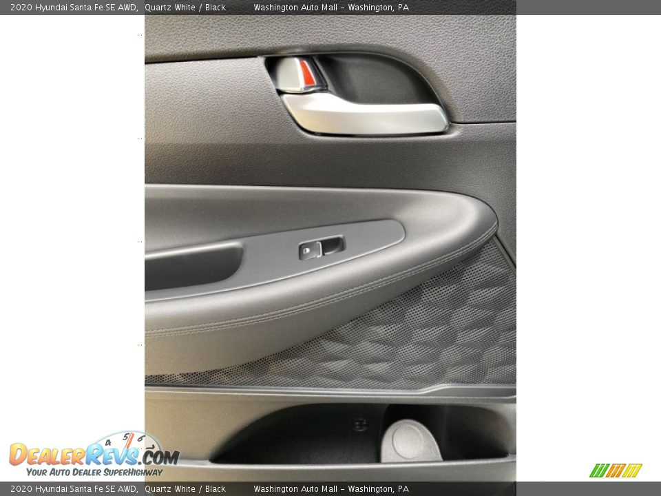 2020 Hyundai Santa Fe SE AWD Quartz White / Black Photo #18