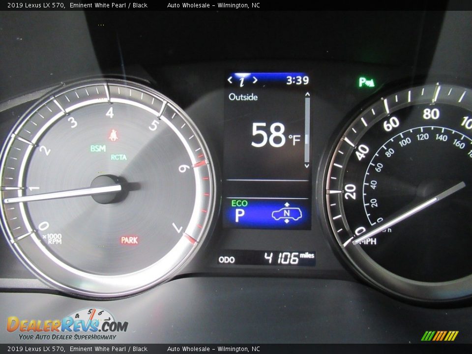 2019 Lexus LX 570 Eminent White Pearl / Black Photo #16