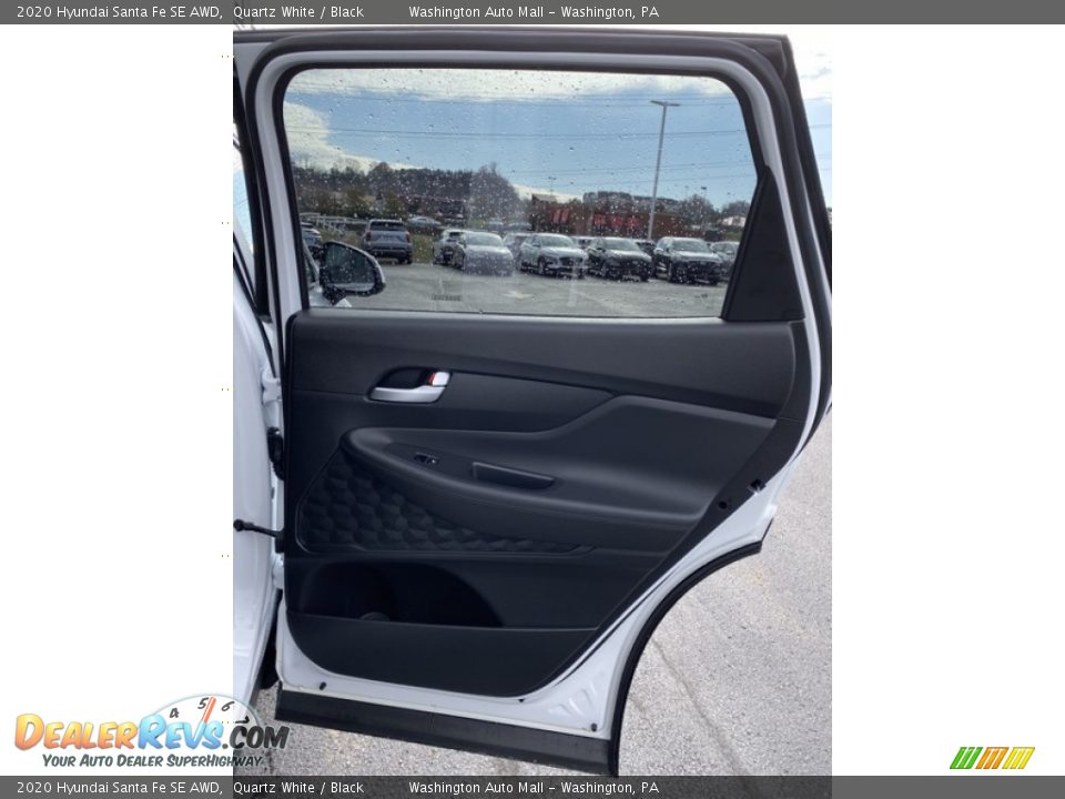 2020 Hyundai Santa Fe SE AWD Quartz White / Black Photo #25