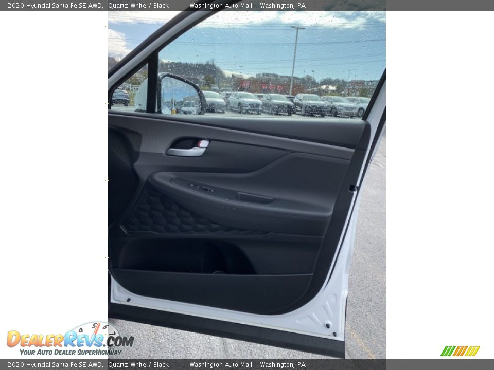 2020 Hyundai Santa Fe SE AWD Quartz White / Black Photo #28
