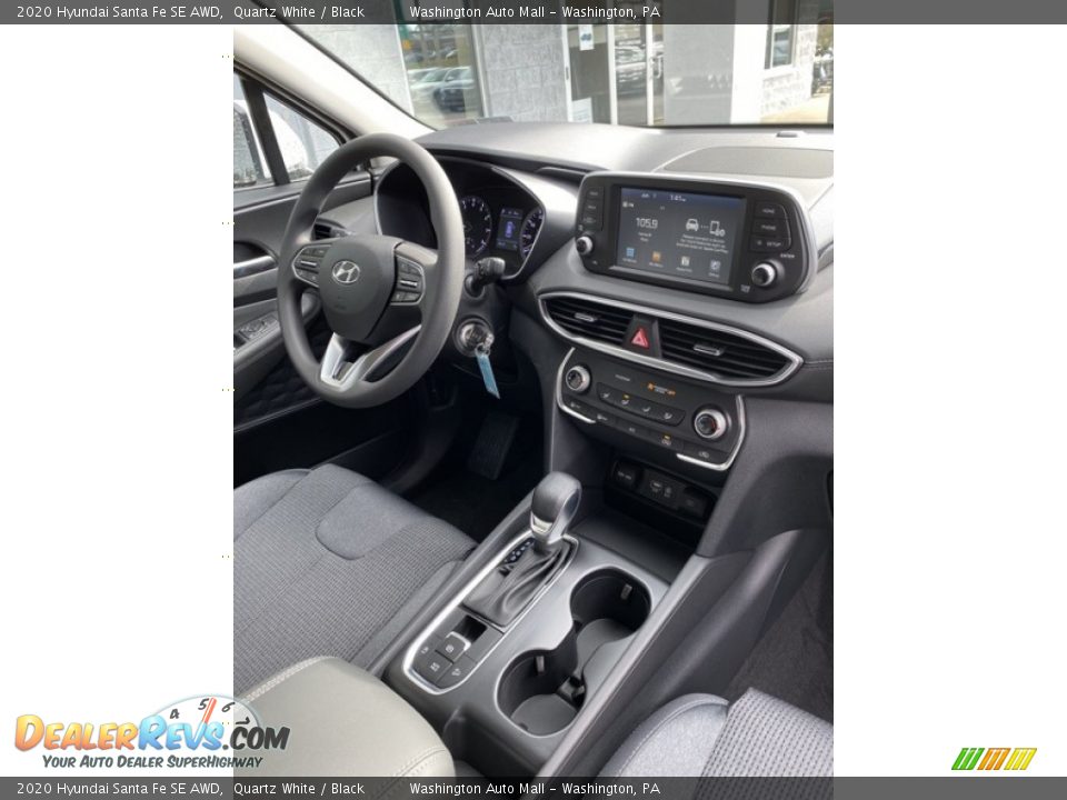 2020 Hyundai Santa Fe SE AWD Quartz White / Black Photo #30