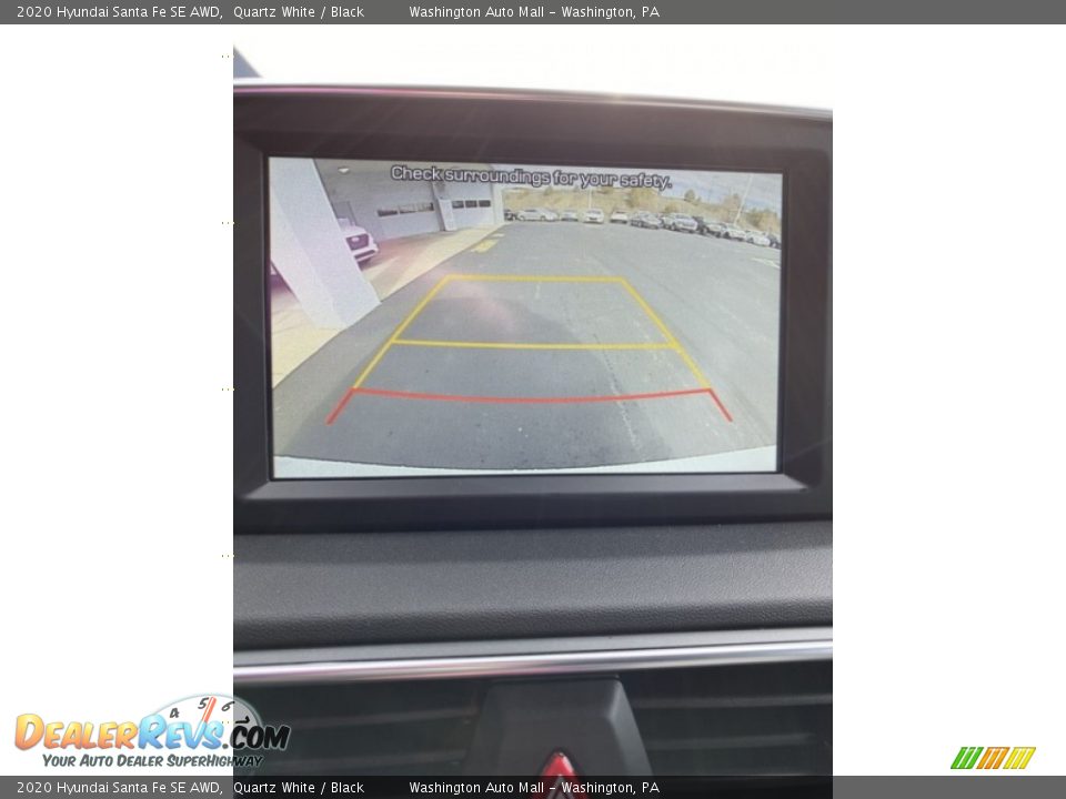 2020 Hyundai Santa Fe SE AWD Quartz White / Black Photo #34