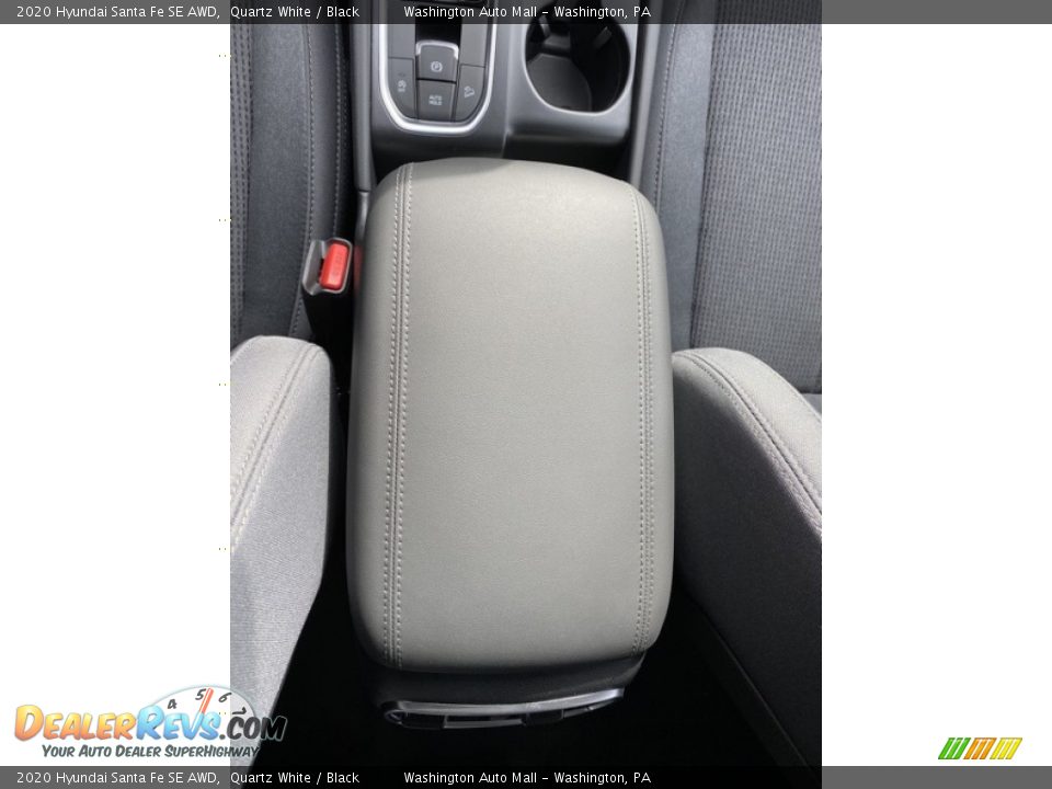 2020 Hyundai Santa Fe SE AWD Quartz White / Black Photo #36