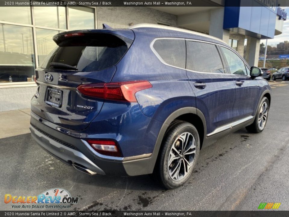 2020 Hyundai Santa Fe Limited 2.0 AWD Stormy Sea / Black Photo #4