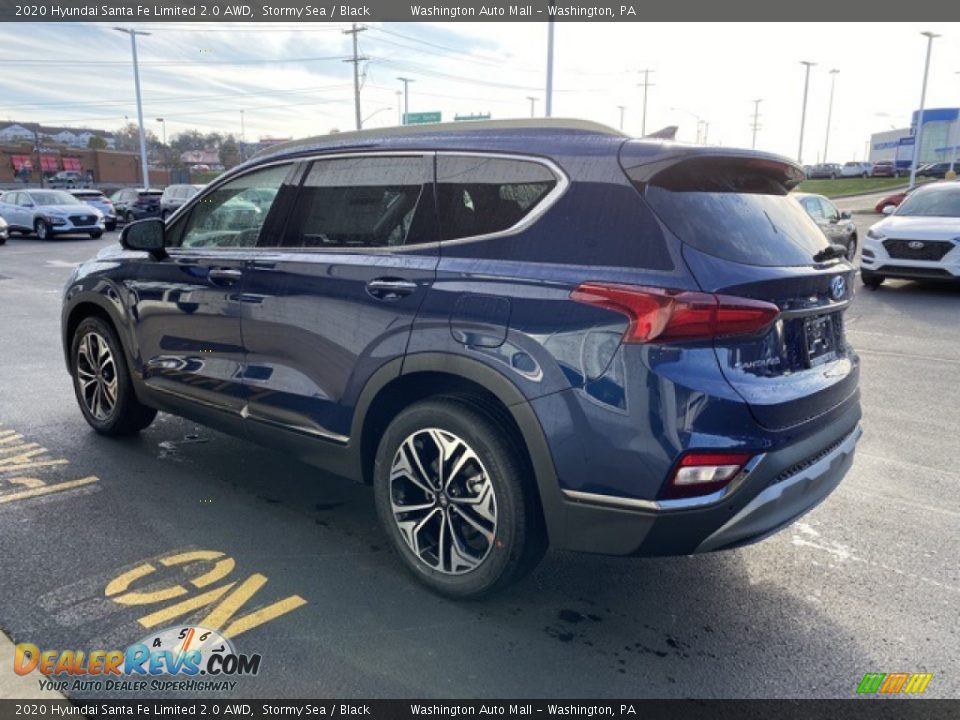 2020 Hyundai Santa Fe Limited 2.0 AWD Stormy Sea / Black Photo #6