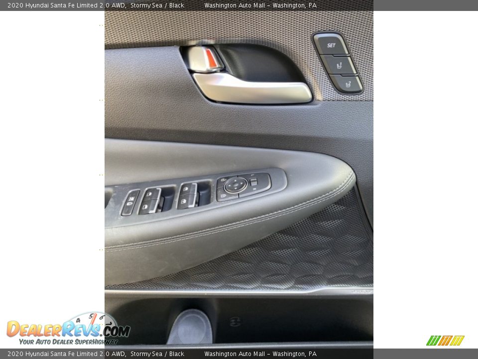 2020 Hyundai Santa Fe Limited 2.0 AWD Stormy Sea / Black Photo #12