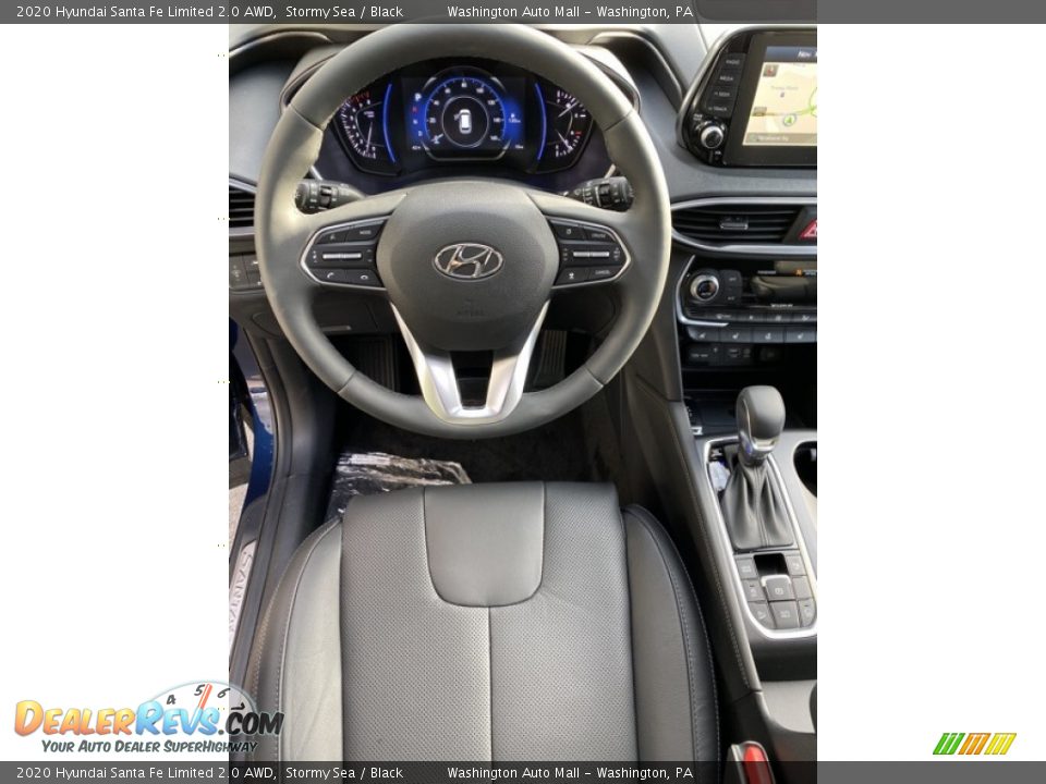 2020 Hyundai Santa Fe Limited 2.0 AWD Stormy Sea / Black Photo #14