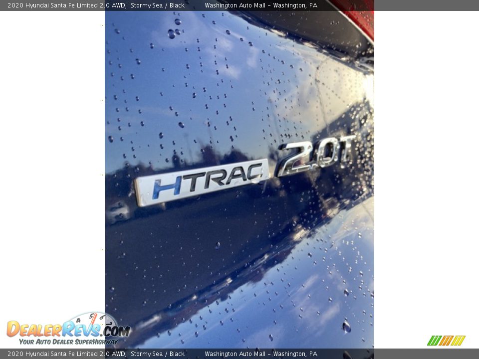 2020 Hyundai Santa Fe Limited 2.0 AWD Stormy Sea / Black Photo #25
