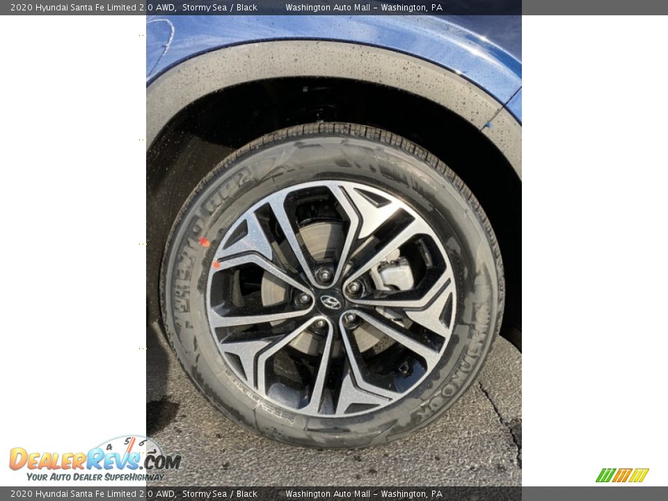 2020 Hyundai Santa Fe Limited 2.0 AWD Stormy Sea / Black Photo #34