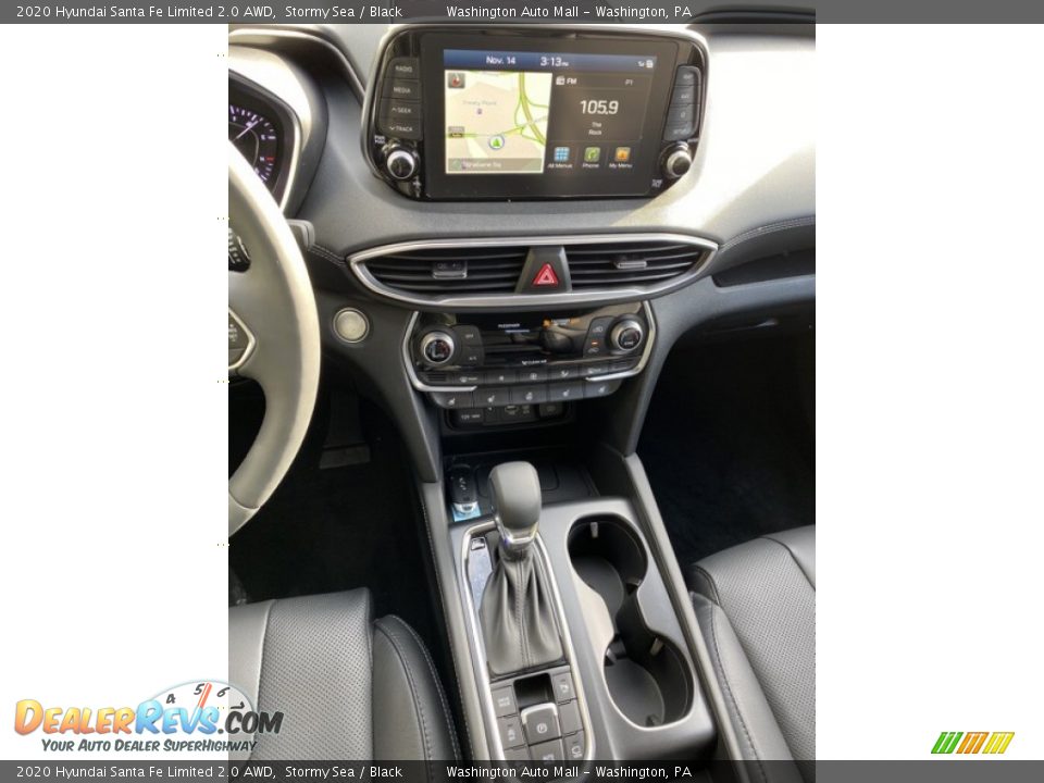 2020 Hyundai Santa Fe Limited 2.0 AWD Stormy Sea / Black Photo #36