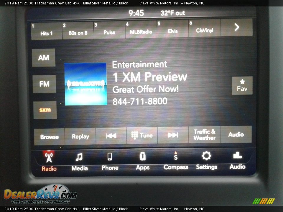 2019 Ram 2500 Tradesman Crew Cab 4x4 Billet Silver Metallic / Black Photo #19