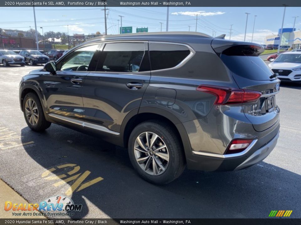 2020 Hyundai Santa Fe SEL AWD Portofino Gray / Black Photo #6