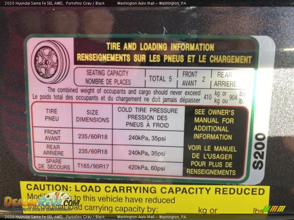 2020 Hyundai Santa Fe SEL AWD Portofino Gray / Black Photo #9