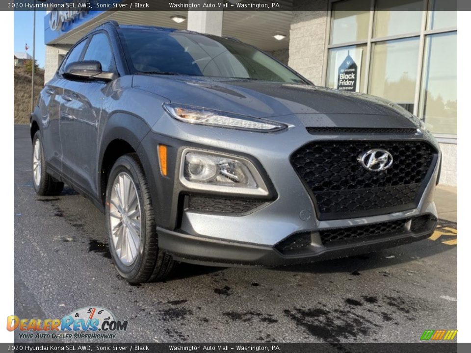 2020 Hyundai Kona SEL AWD Sonic Silver / Black Photo #1