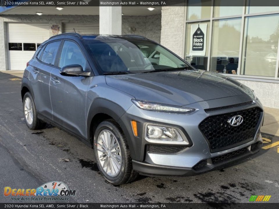 2020 Hyundai Kona SEL AWD Sonic Silver / Black Photo #2
