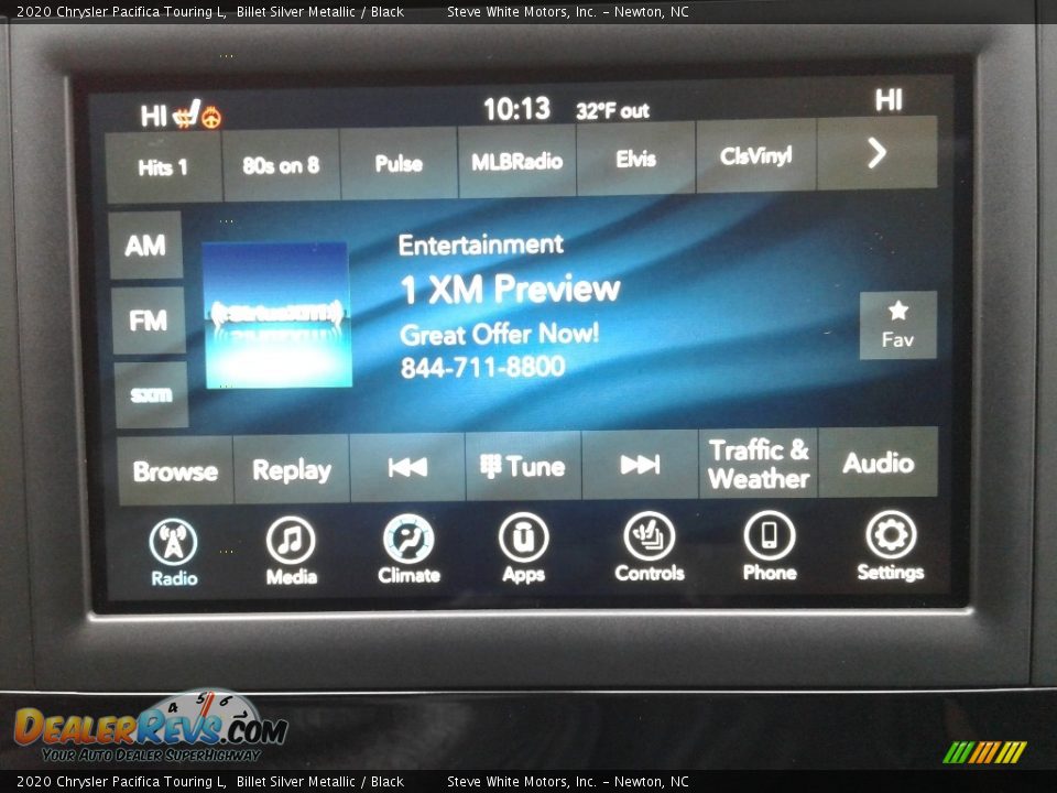 2020 Chrysler Pacifica Touring L Billet Silver Metallic / Black Photo #24