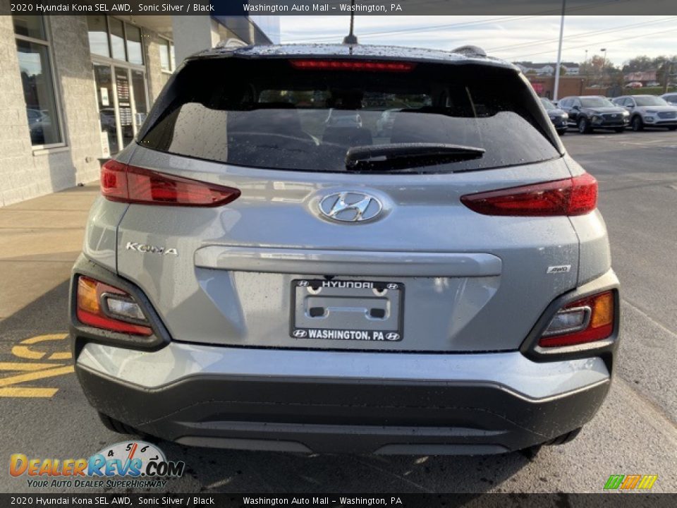 2020 Hyundai Kona SEL AWD Sonic Silver / Black Photo #5