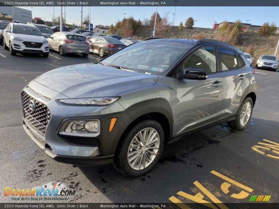 2020 Hyundai Kona SEL AWD Sonic Silver / Black Photo #7