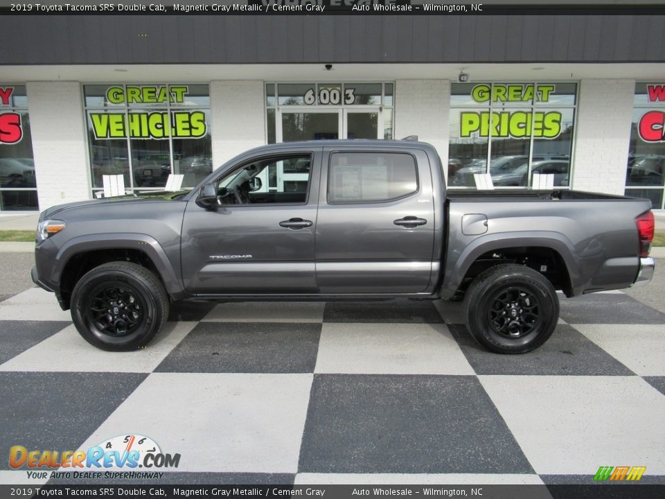 2019 Toyota Tacoma SR5 Double Cab Magnetic Gray Metallic / Cement Gray Photo #1