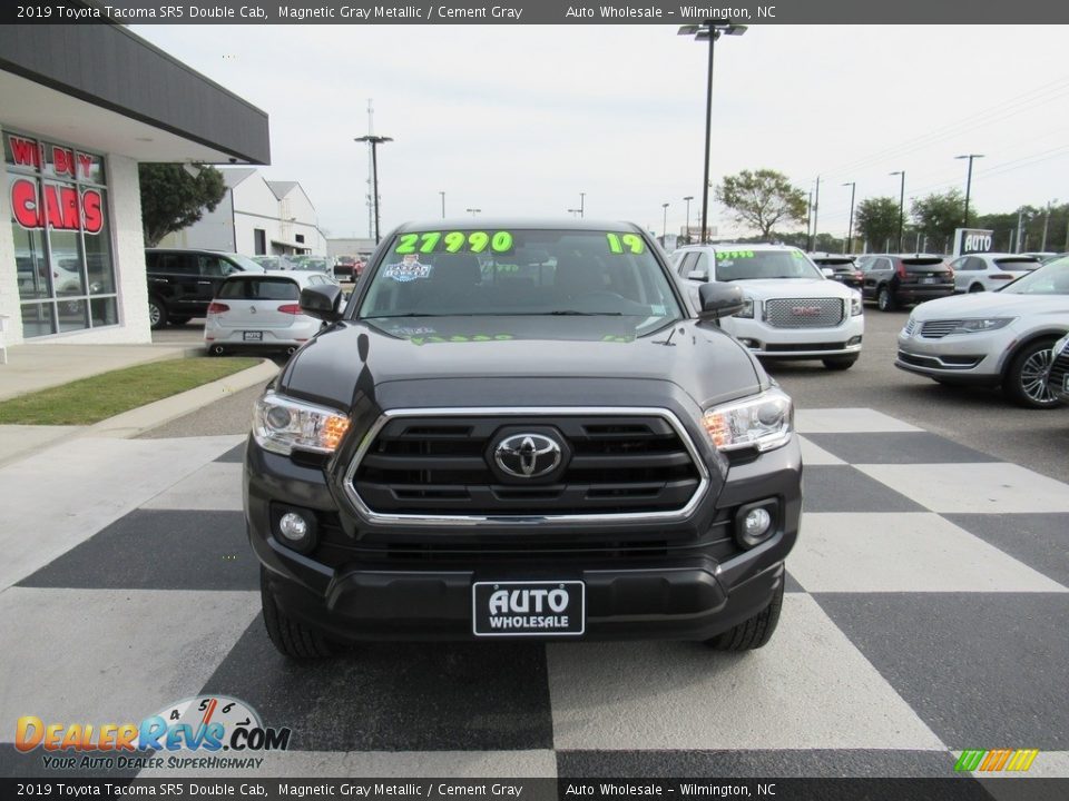 2019 Toyota Tacoma SR5 Double Cab Magnetic Gray Metallic / Cement Gray Photo #2
