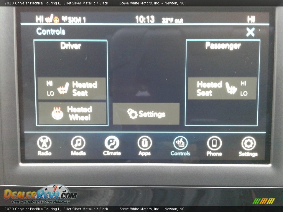 2020 Chrysler Pacifica Touring L Billet Silver Metallic / Black Photo #28