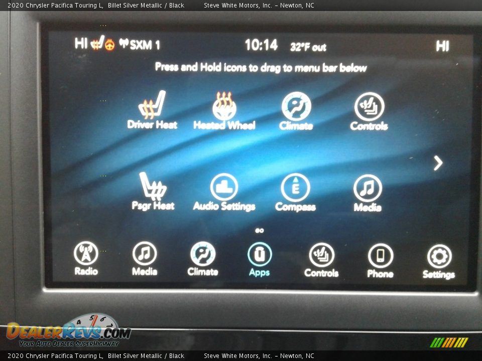 2020 Chrysler Pacifica Touring L Billet Silver Metallic / Black Photo #29