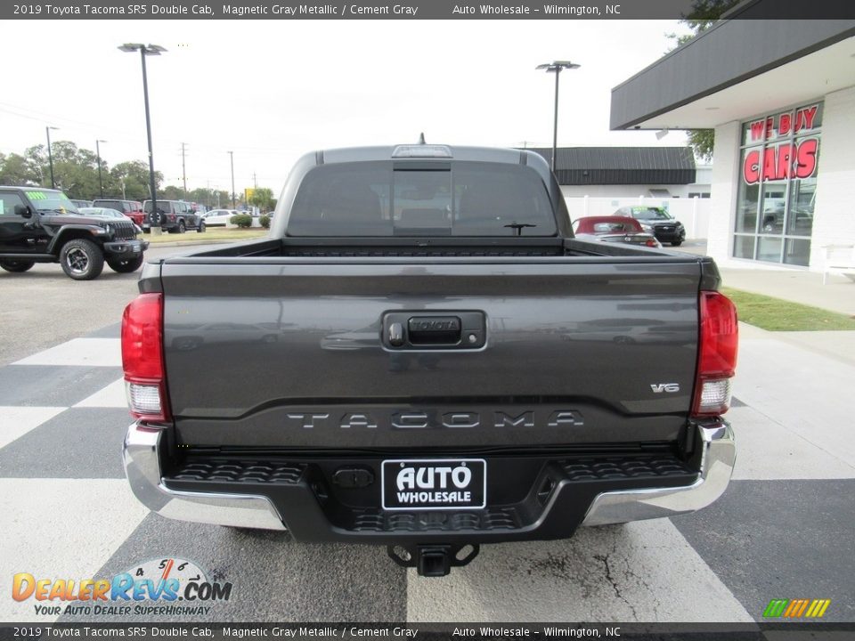 2019 Toyota Tacoma SR5 Double Cab Magnetic Gray Metallic / Cement Gray Photo #4