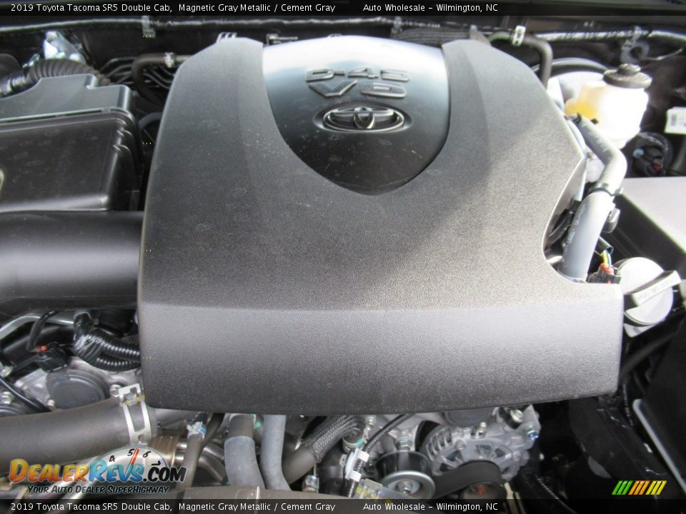 2019 Toyota Tacoma SR5 Double Cab Magnetic Gray Metallic / Cement Gray Photo #6