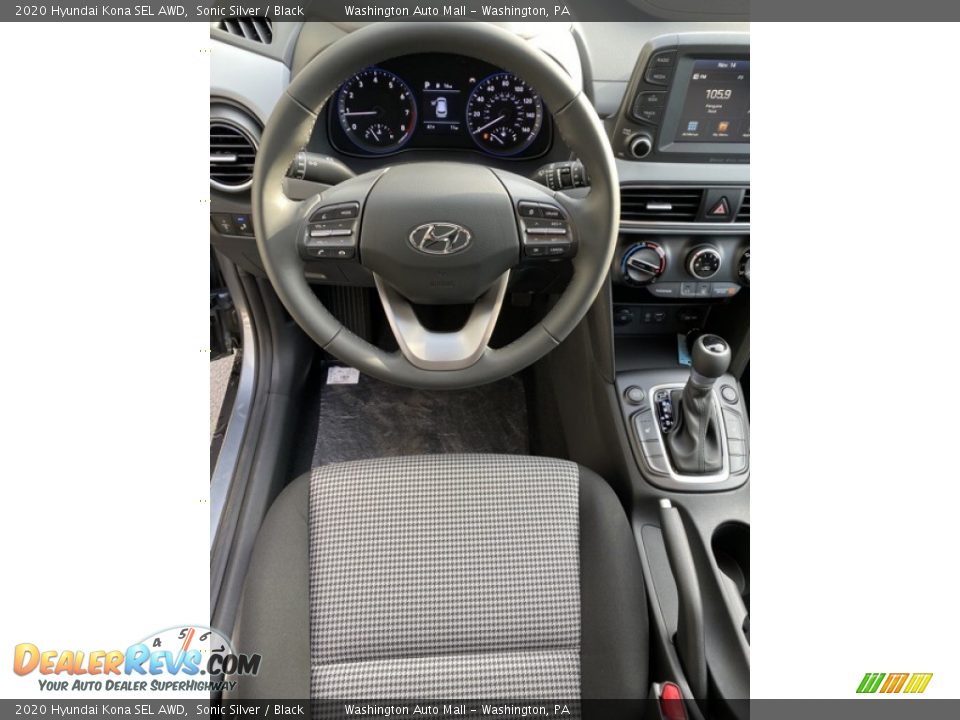 2020 Hyundai Kona SEL AWD Sonic Silver / Black Photo #14