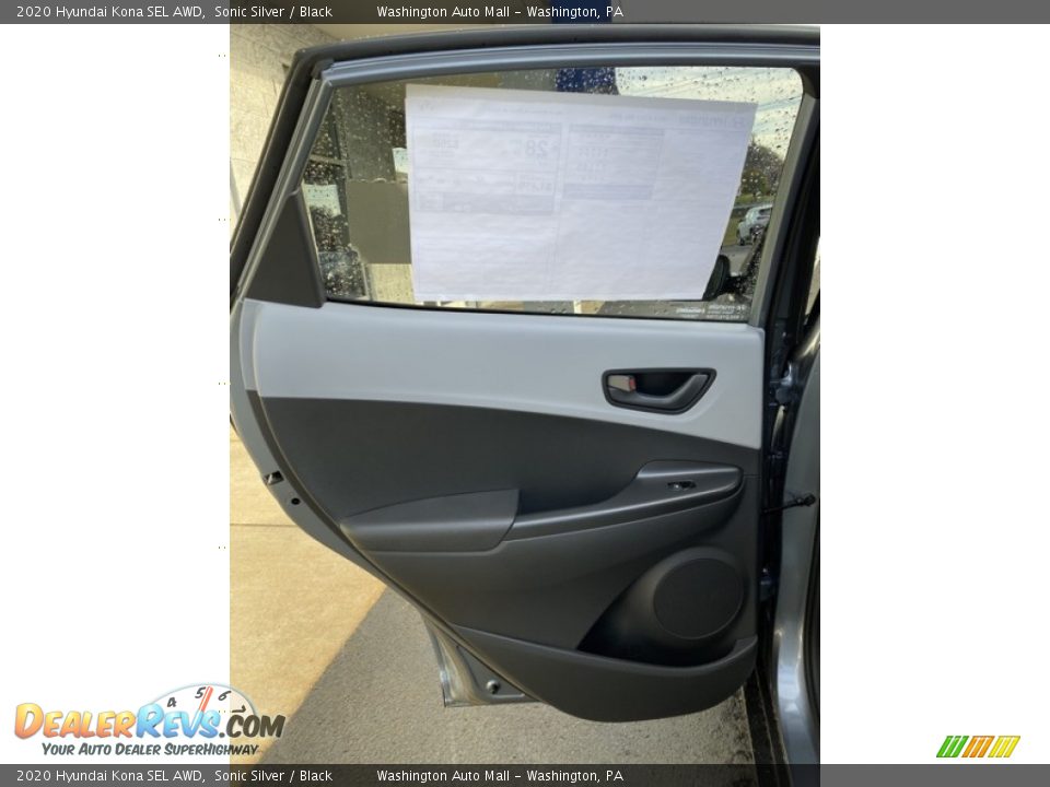 2020 Hyundai Kona SEL AWD Sonic Silver / Black Photo #17