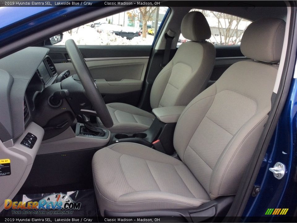 2019 Hyundai Elantra SEL Lakeside Blue / Gray Photo #2